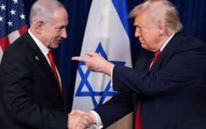 Trump welcomes Netanyahu to the White House as Iran marks the revolution anniversary