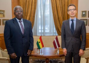 Ghana Latvia talks between foreign ministers in Riga