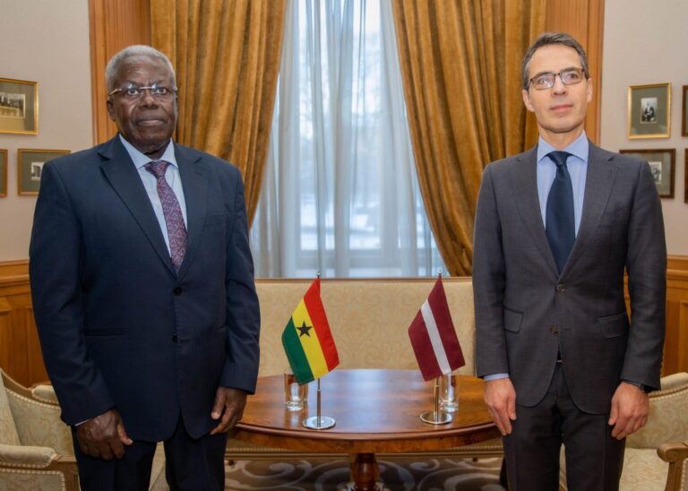 Ghana Latvia talks between foreign ministers in Riga