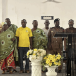 COCOBOD officials address cocoa farmers at Nkawie rally