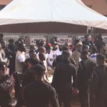 NDC primary in Ayawaso East with voters at a polling center