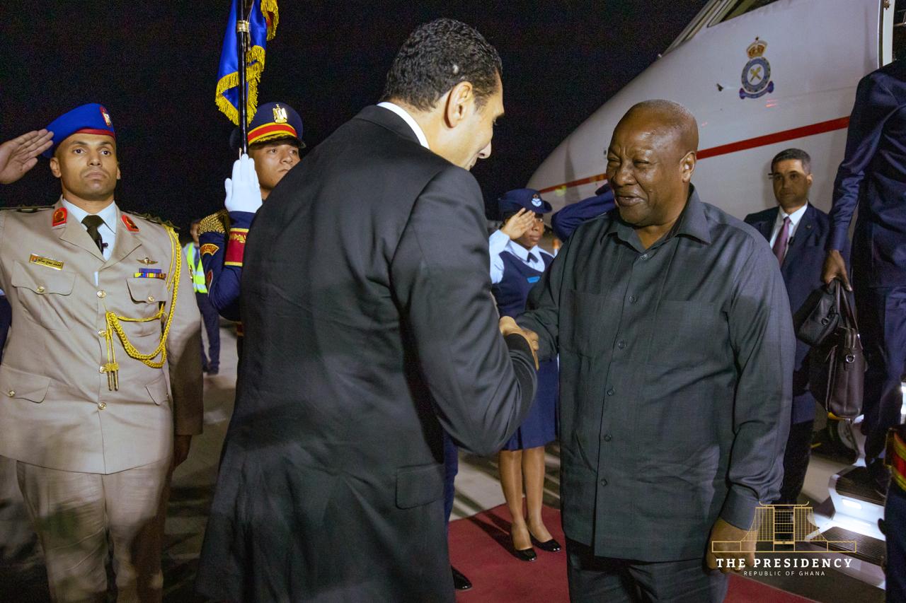 Mahama Attends AU Mid-Year Summit in Egypt, to Address Health Manufacturing and Regional Value Chains